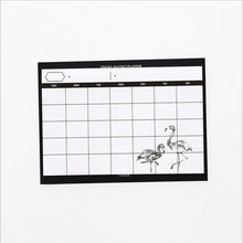 Load image into Gallery viewer, Summer Flamingo Monthly Paper Pad 30 Sheets