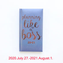 Load image into Gallery viewer, Domikee 2020-2021 year calendar agenda planner