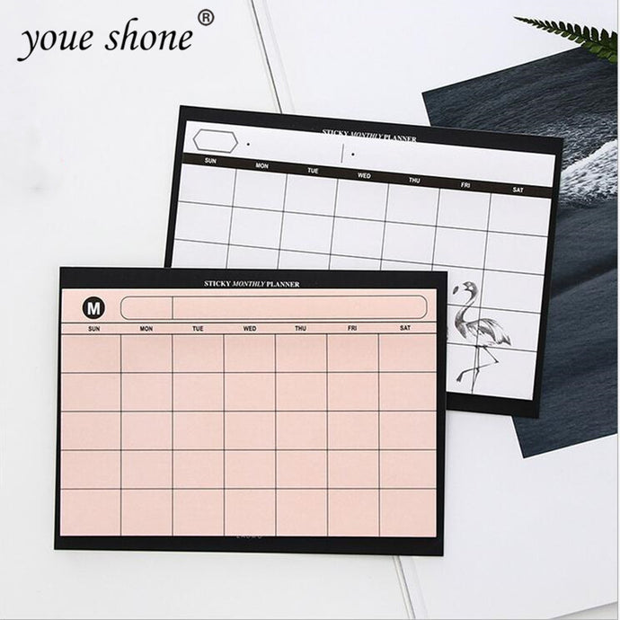 1PCS =30SHEET  simple weekly planner book