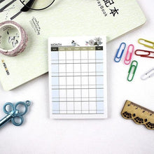 Load image into Gallery viewer, 60 Sheets Bird Pattern Memo Pad
