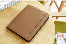 Load image into Gallery viewer, Multifunctional Zipper Leather Business Manger Bag